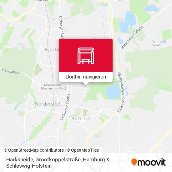 Harksheide, Grootkoppelstraße Karte