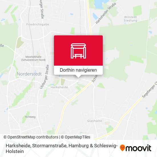 Harksheide, Stormarnstraße Karte
