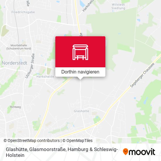Glashütte, Glasmoorstraße Karte