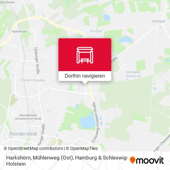 Harkshörn, Mühlenweg (Ost) Karte