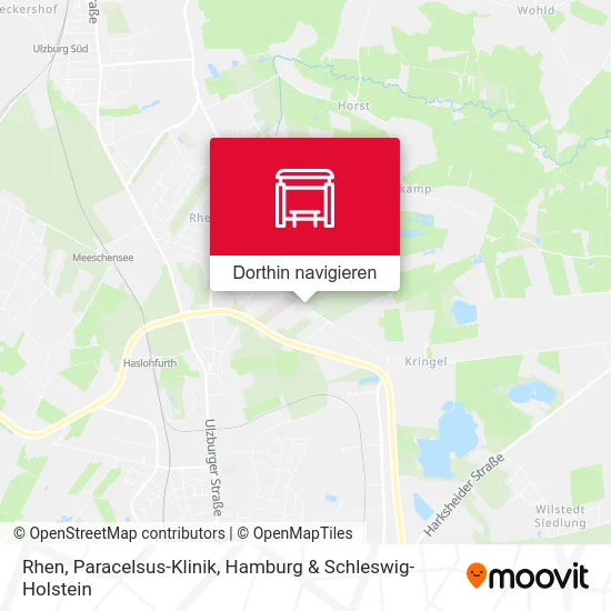 Rhen, Paracelsus-Klinik Karte