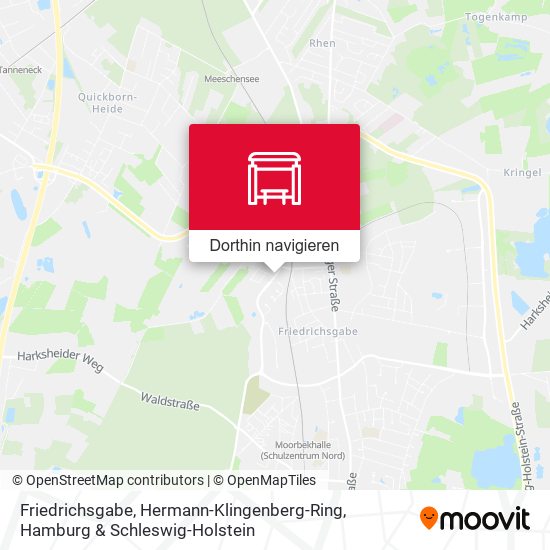Friedrichsgabe, Hermann-Klingenberg-Ring Karte