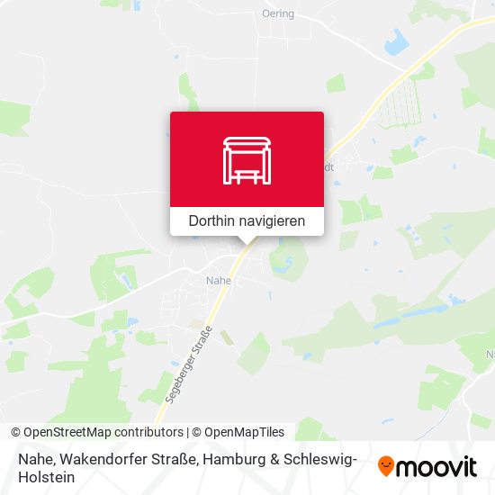 Nahe, Wakendorfer Straße Karte