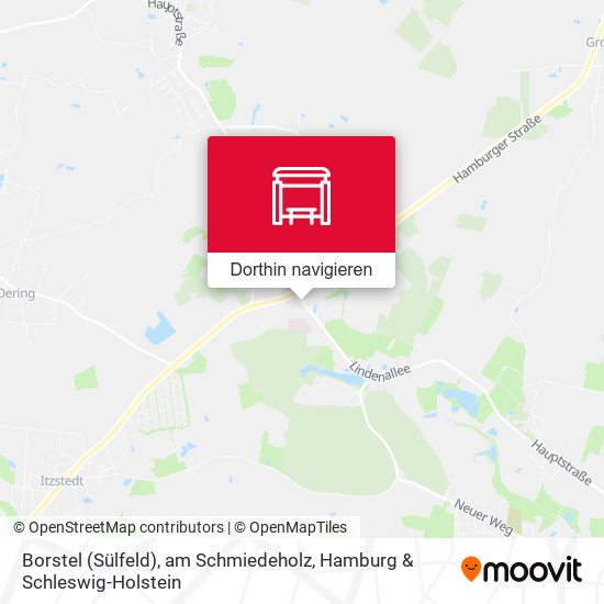 Borstel (Sülfeld), am Schmiedeholz Karte