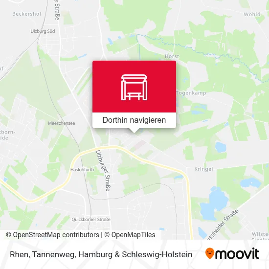 Rhen, Tannenweg Karte