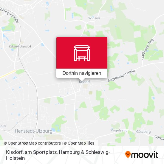 Kisdorf, am Sportplatz Karte