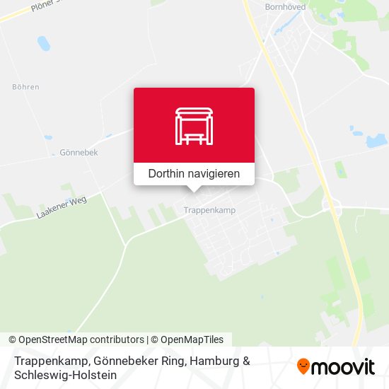 Trappenkamp, Gönnebeker Ring Karte