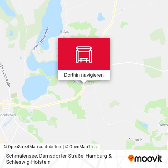 Schmalensee, Damsdorfer Straße Karte