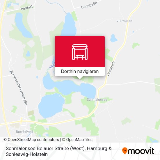 Schmalensee Belauer Straße (West) Karte