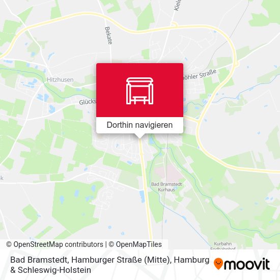 Bad Bramstedt, Hamburger Straße (Mitte) Karte