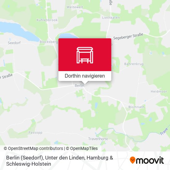 Berlin (Seedorf), Unter den Linden Karte