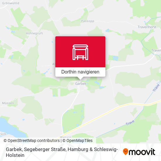 Garbek, Segeberger Straße Karte