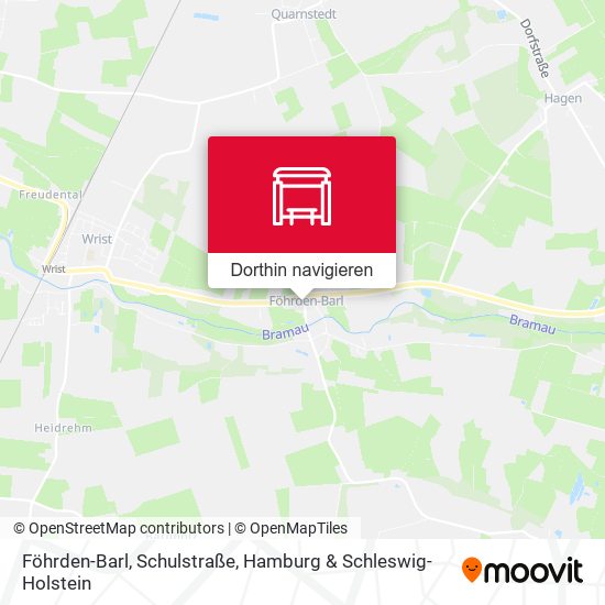 Föhrden-Barl, Schulstraße Karte