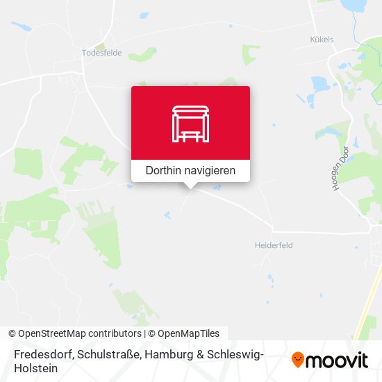 Fredesdorf, Schulstraße Karte