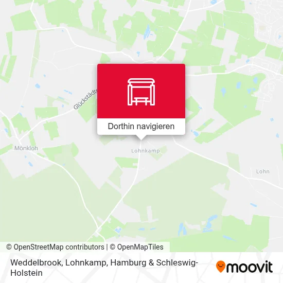 Weddelbrook, Lohnkamp Karte