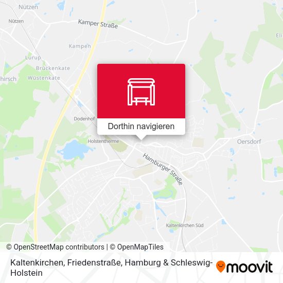 Kaltenkirchen, Friedenstraße Karte