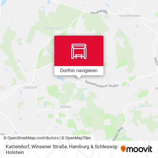 Kattendorf, Winsener Straße Karte