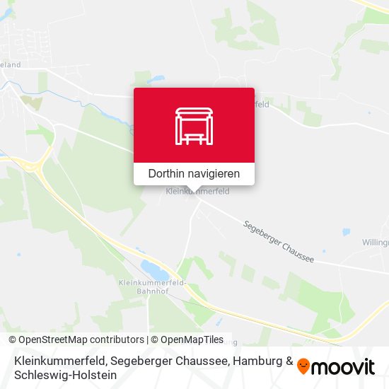 Kleinkummerfeld, Segeberger Chaussee Karte