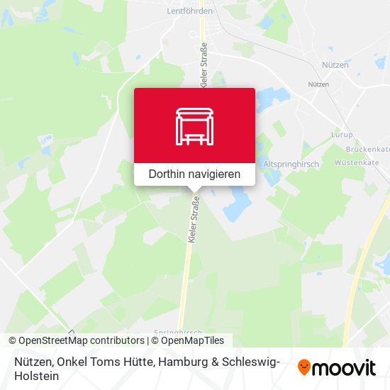Nützen, Onkel Toms Hütte Karte