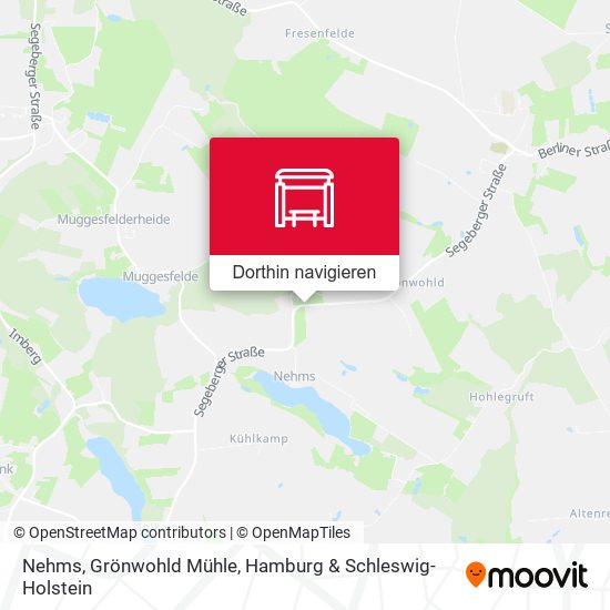 Nehms, Grönwohld Mühle Karte