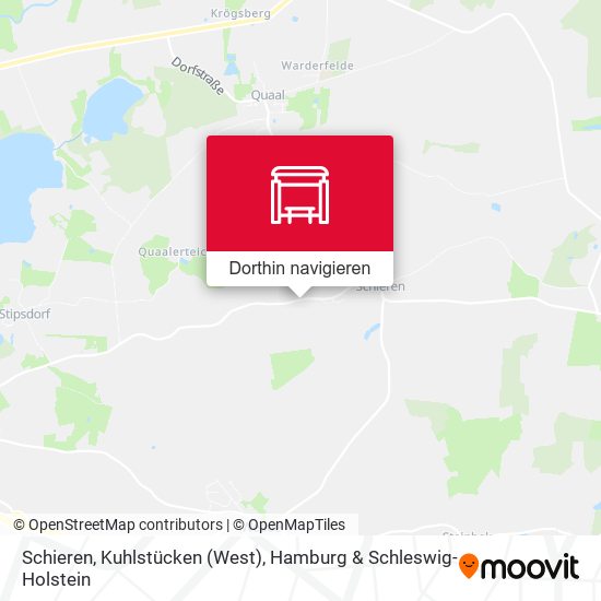 Schieren, Kuhlstücken (West) Karte