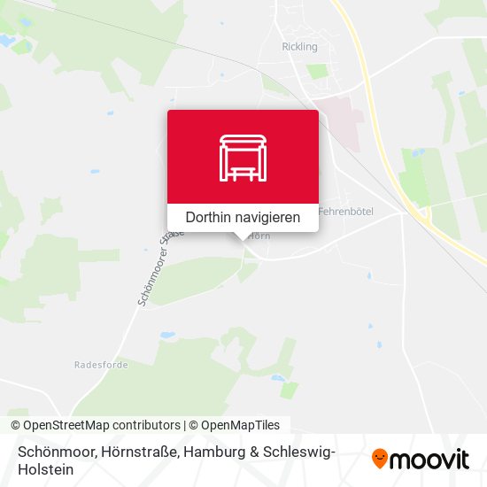 Schönmoor, Hörnstraße Karte