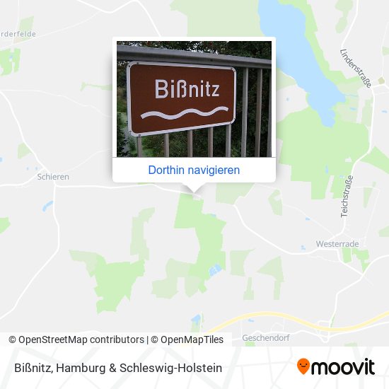 Bißnitz Karte