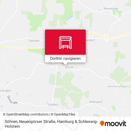 Söhren, Neuengörser Straße Karte