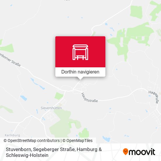 Stuvenborn, Segeberger Straße Karte