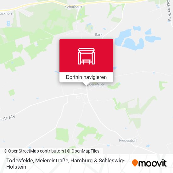 Todesfelde, Meiereistraße Karte