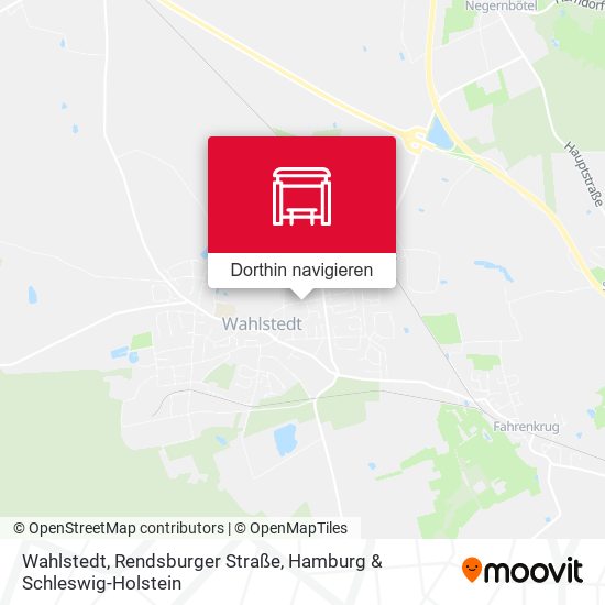 Wahlstedt, Rendsburger Straße Karte