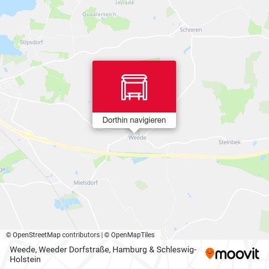 Weede, Weeder Dorfstraße Karte