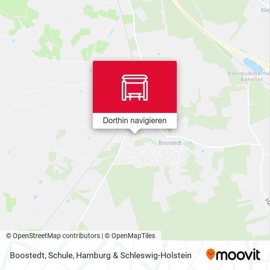 Boostedt, Schule Karte