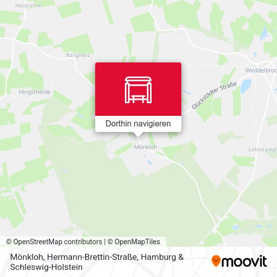 Mönkloh, Hermann-Brettin-Straße Karte