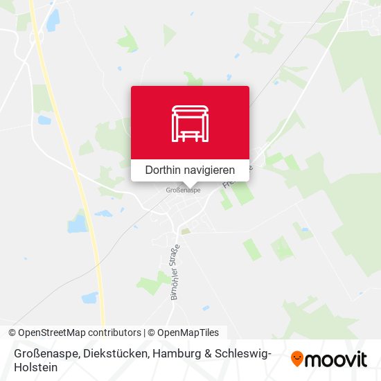 Großenaspe, Diekstücken Karte