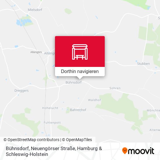 Bühnsdorf, Neuengörser Straße Karte