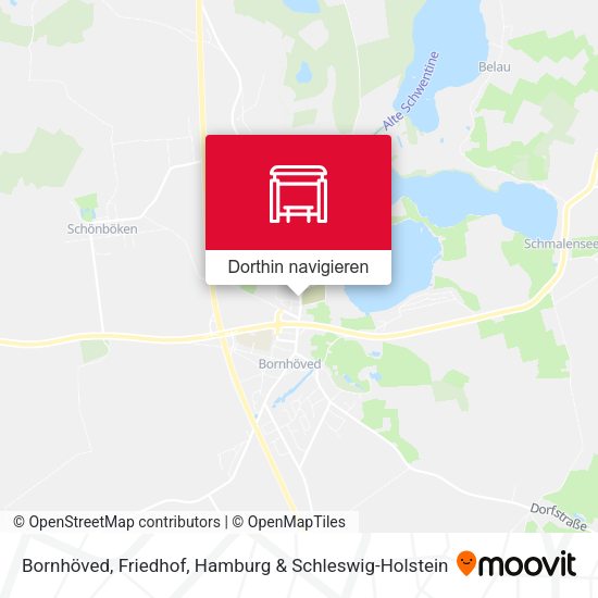 Bornhöved, Friedhof Karte