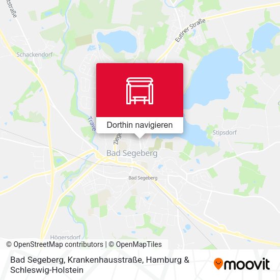 Bad Segeberg, Krankenhausstraße Karte