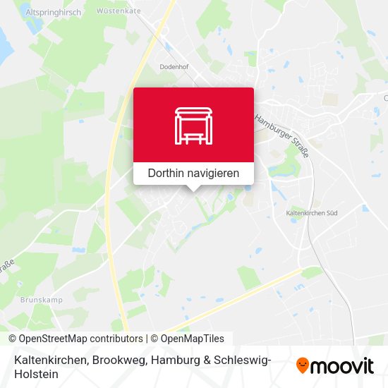 Kaltenkirchen, Brookweg Karte