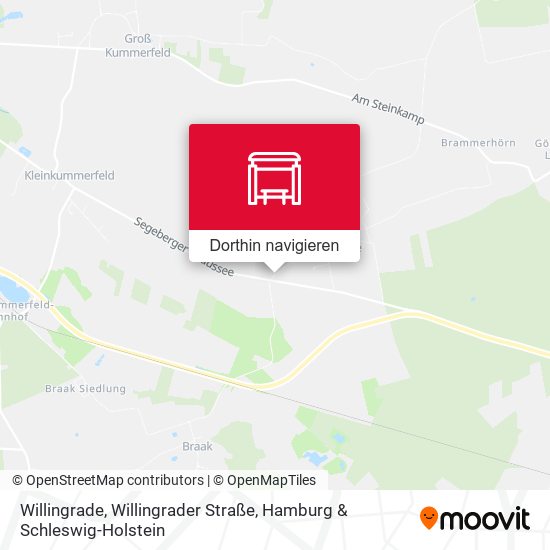 Willingrade, Willingrader Straße Karte