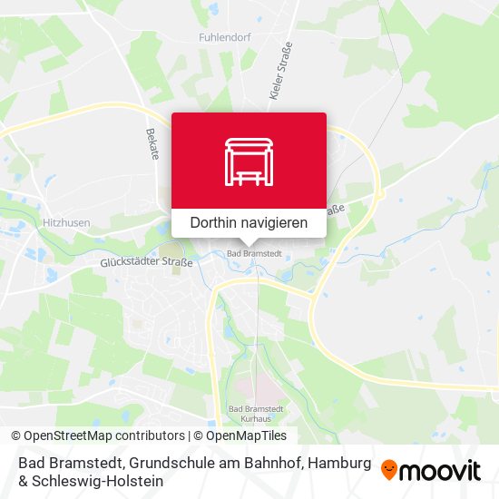 Bad Bramstedt, Grundschule am Bahnhof Karte