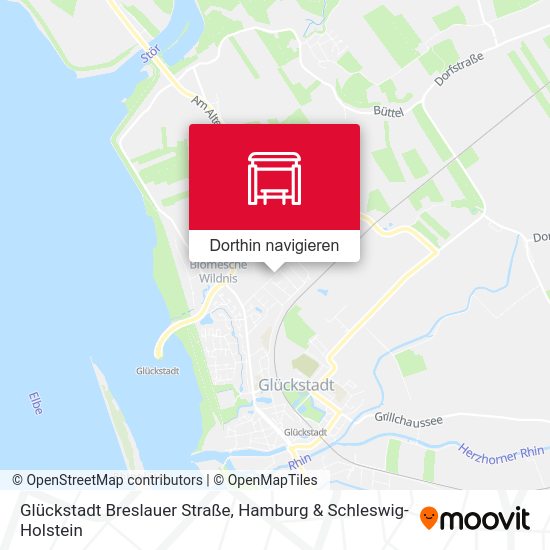 Glückstadt Breslauer Straße Karte
