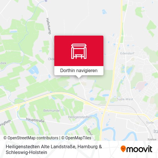 Heiligenstedten Alte Landstraße Karte
