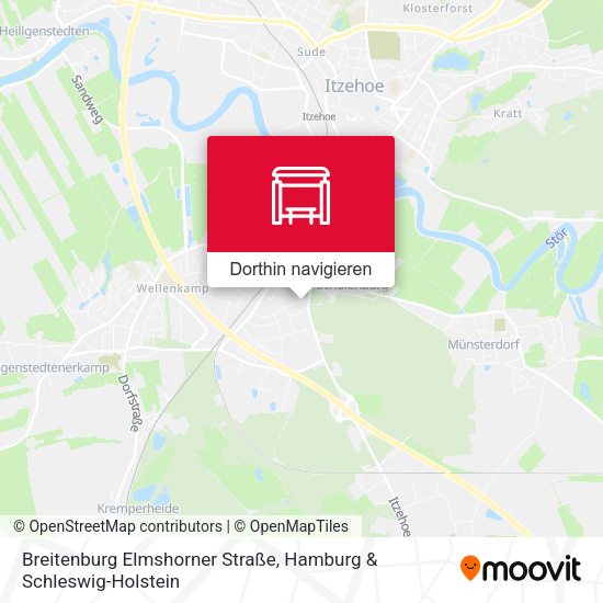 Breitenburg Elmshorner Straße Karte