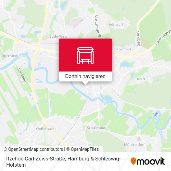 Itzehoe Carl-Zeiss-Straße Karte
