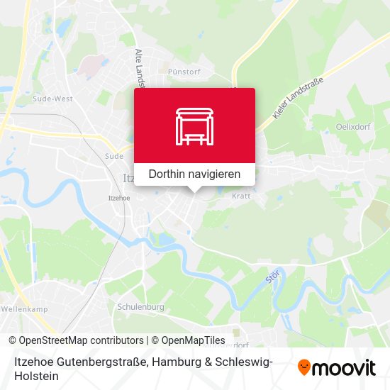 Itzehoe Gutenbergstraße Karte