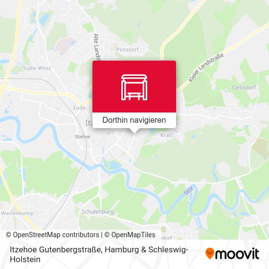 Itzehoe Gutenbergstraße Karte