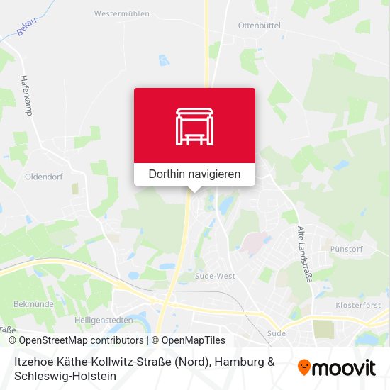 Itzehoe Käthe-Kollwitz-Straße (Nord) Karte