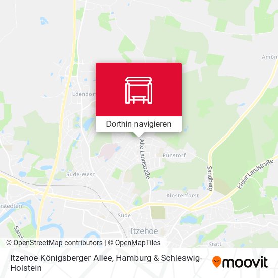 Itzehoe Königsberger Allee Karte