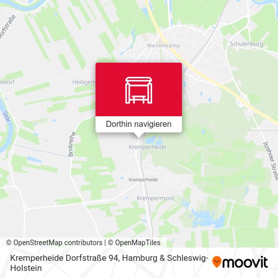 Kremperheide Dorfstraße 94 Karte
